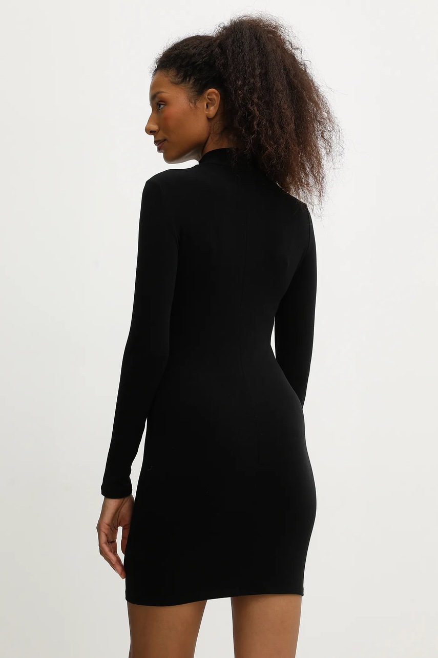 Сукня Guess ALBA колір чорний mini облягаюча V5BK04 KCBF1