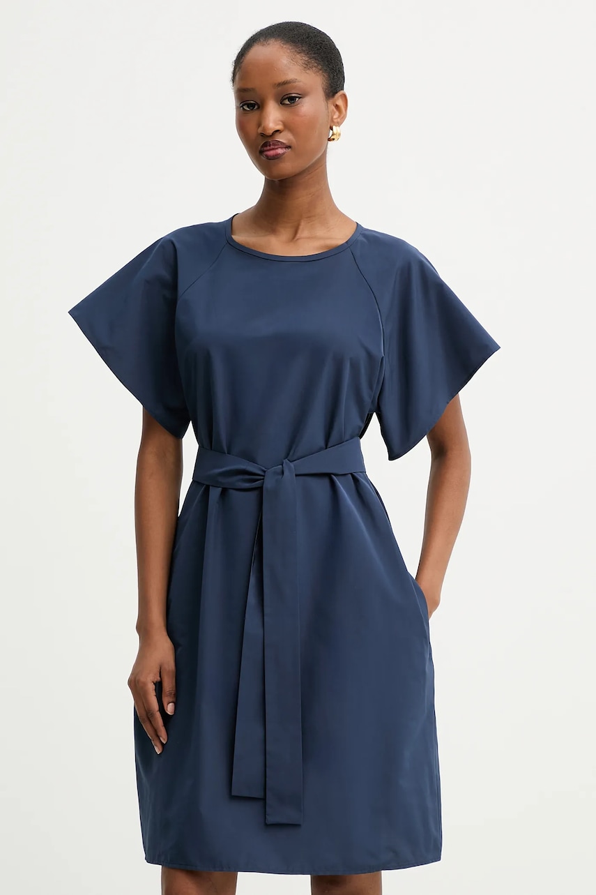 Weekend Max Mara rochie DENIS culoarea bleumarin, mini, drept, 2525226041600