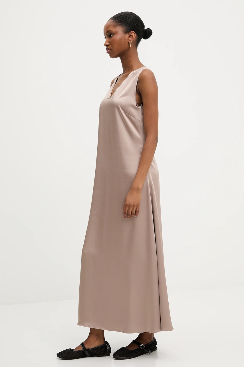 Сукня Weekend Max Mara OTTELIA колір коричневий maxi пряма 2525226061600