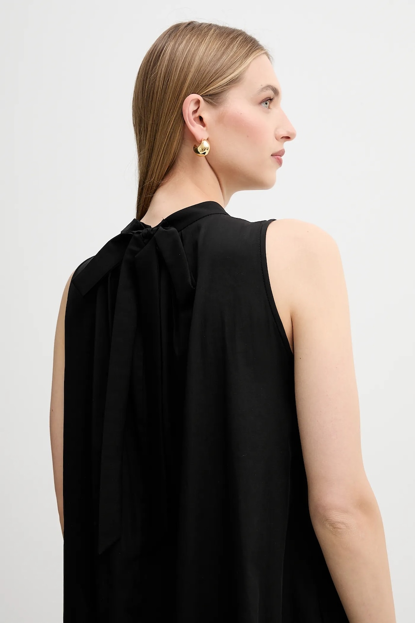 Сукня Weekend Max Mara YANG колір чорний maxi розкльошена 2525236011600