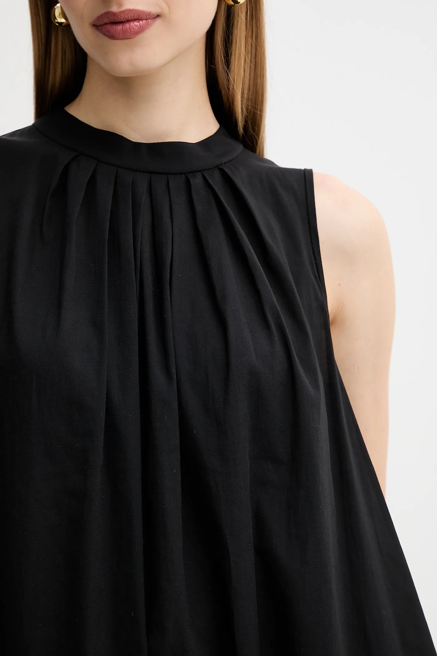 Сукня Weekend Max Mara YANG колір чорний maxi розкльошена 2525236011600