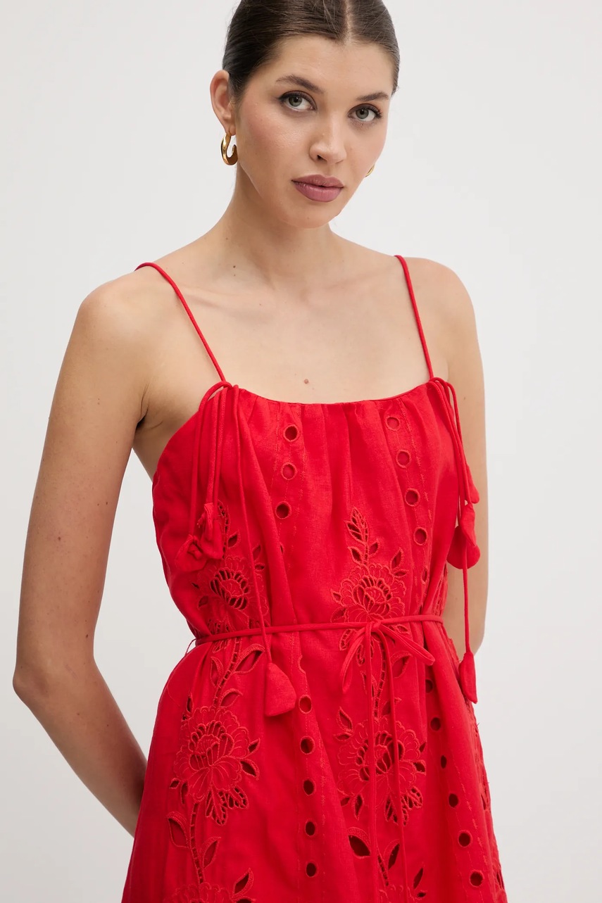 Λινό φόρεμα Farm Rio φωτογραφία