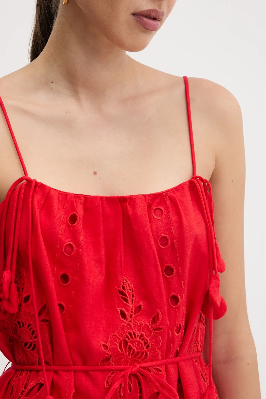 Λινό φόρεμα Farm Rio φωτογραφία