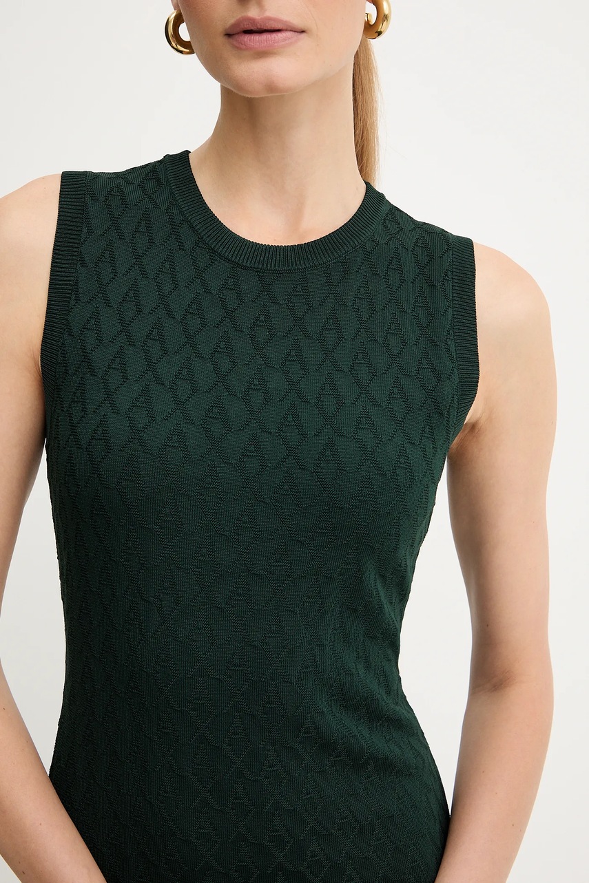 Сукня Armani Exchange колір зелений mini облягаюча 8NYA9A YMH6Z
