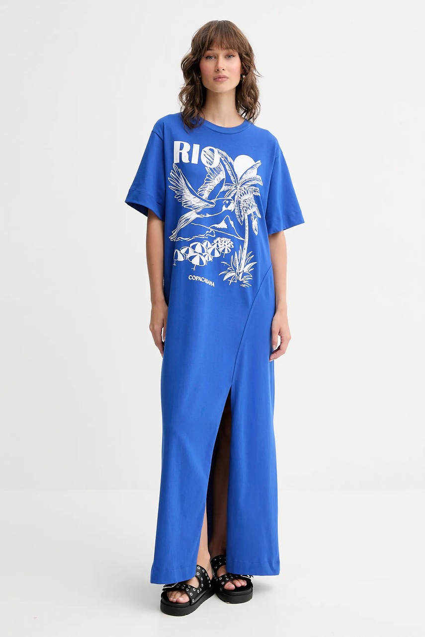 Бавовняна сукня Farm Rio maxi oversize 336515