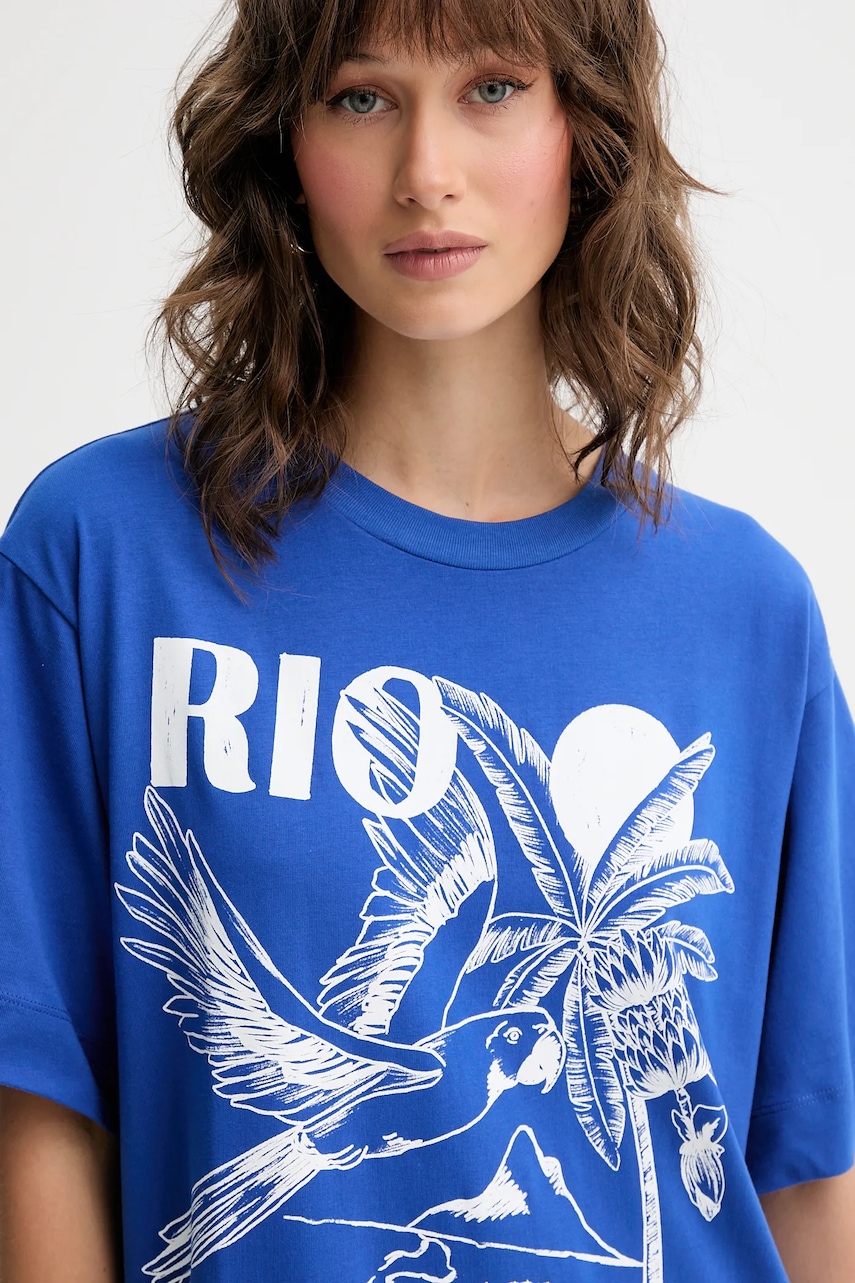 Бавовняна сукня Farm Rio maxi oversize 336515