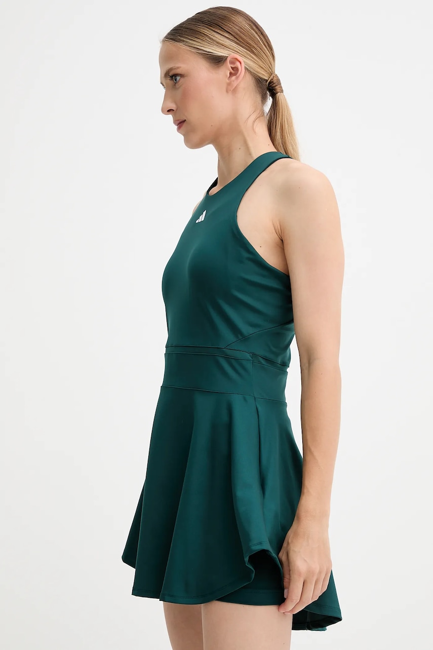 Спортивна сукня adidas Performance GAMESET колір зелений mini розкльошена JW2989