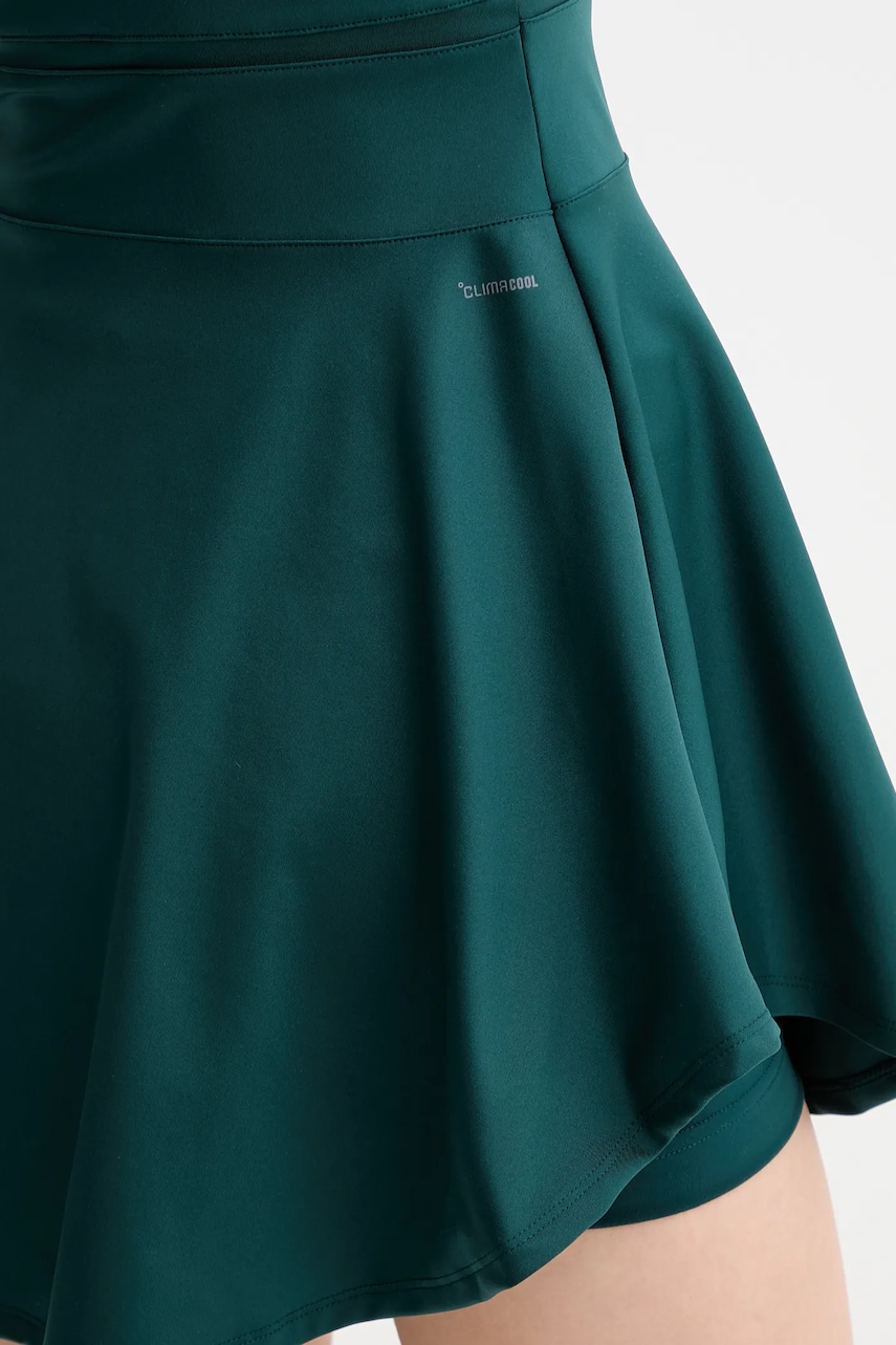 Спортивна сукня adidas Performance GAMESET колір зелений mini розкльошена JW2989
