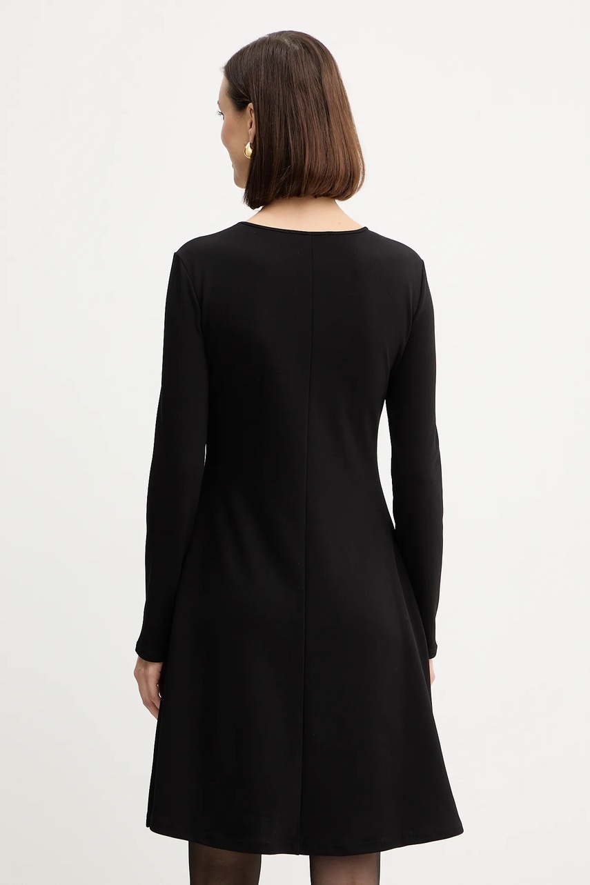Сукня Weekend Max Mara CALIFFO колір чорний mini розкльошена 2525626012600