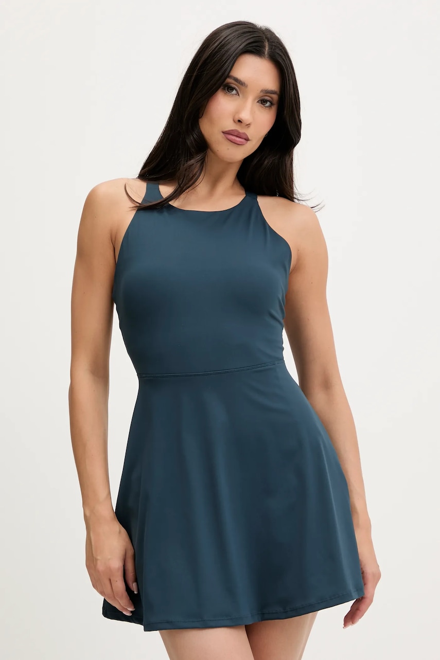 JOYINME rochie sport Riva culoarea turcoaz, mini, evazați, Riva