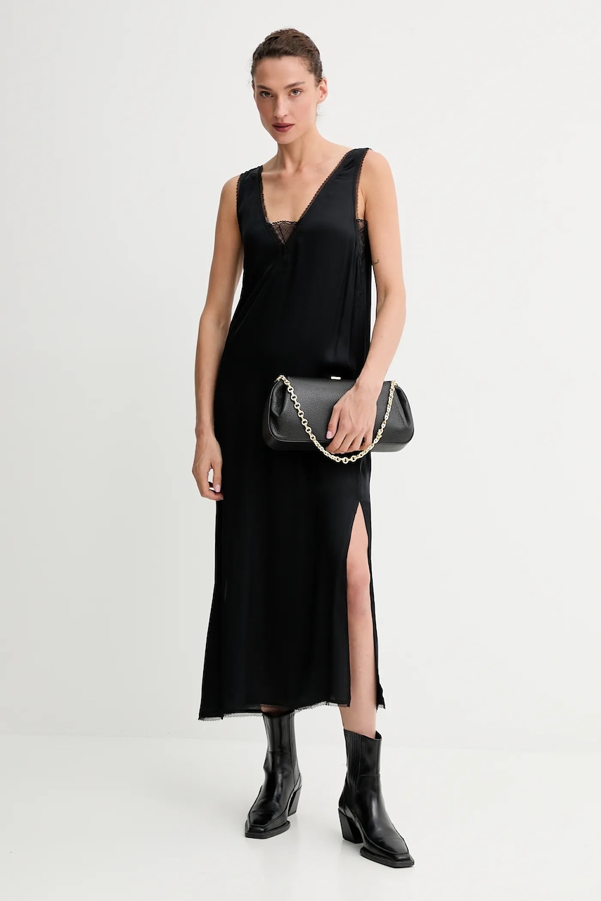 Платье ZADIG&VOLTAIRE цвет чёрный maxi прямое WWDR02556 Платье ZADIG&VOLTAIRE цвет чёрный maxi прямое WWDR02556