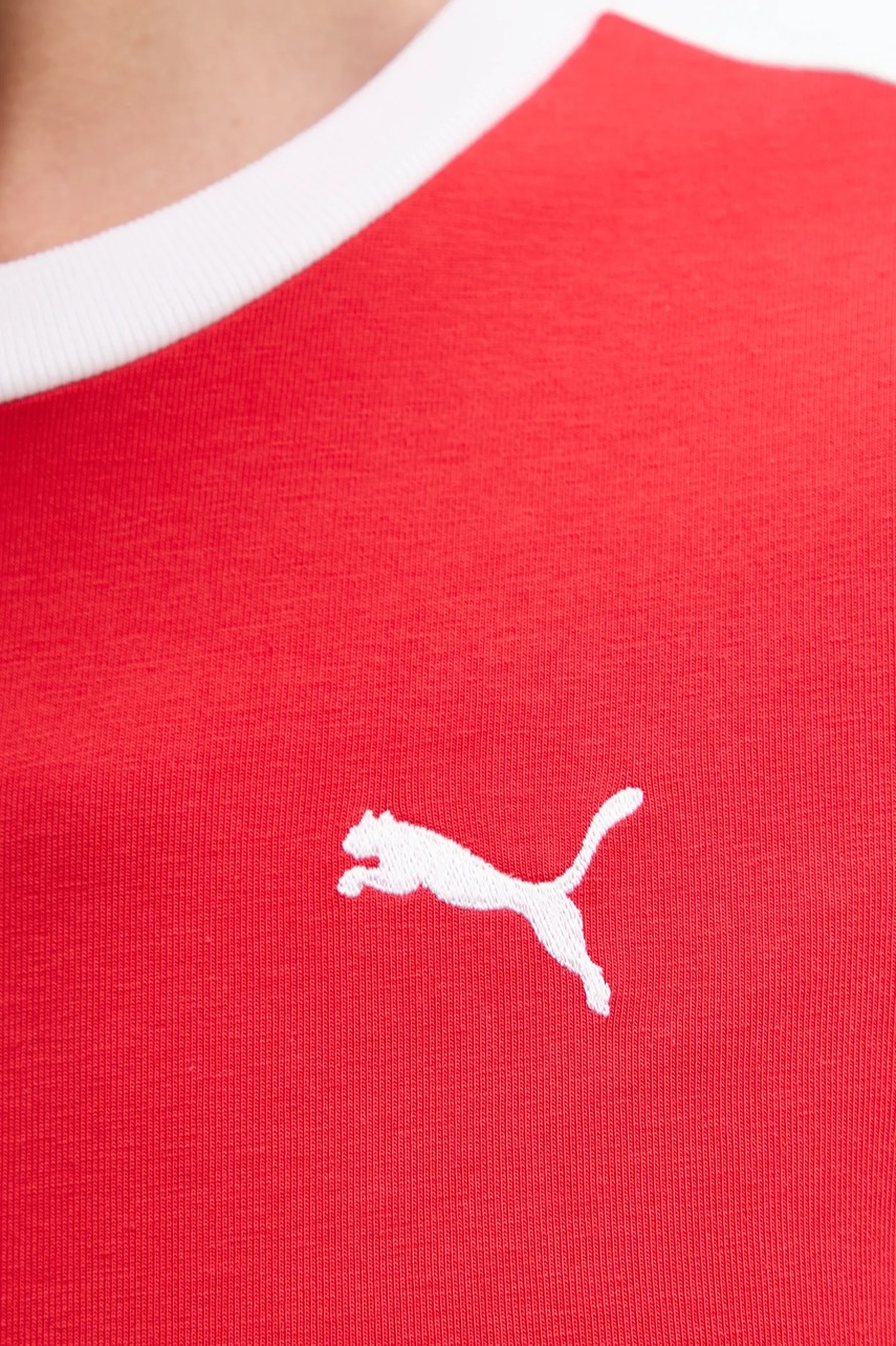 Сукня Puma колір червоний midi пряма 632140