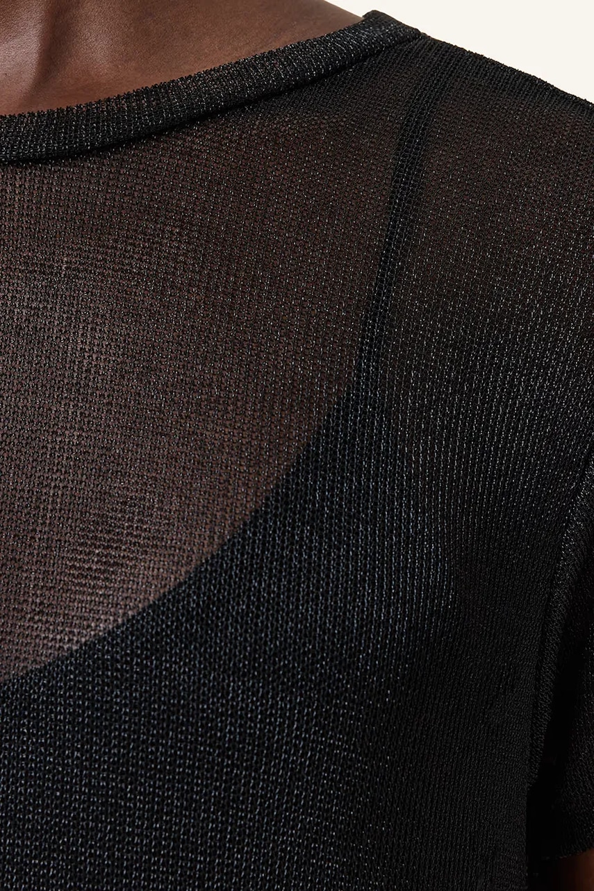 Сукня AllSaints THEA колір чорний maxi пряма W236DC