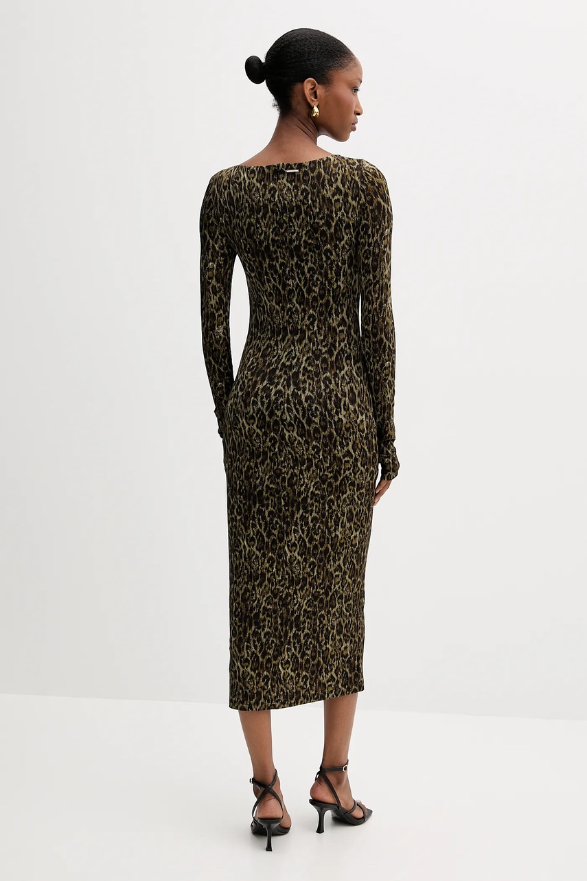 Сукня Just Cavalli колір коричневий mini облягаюча 79PAO935 JS496