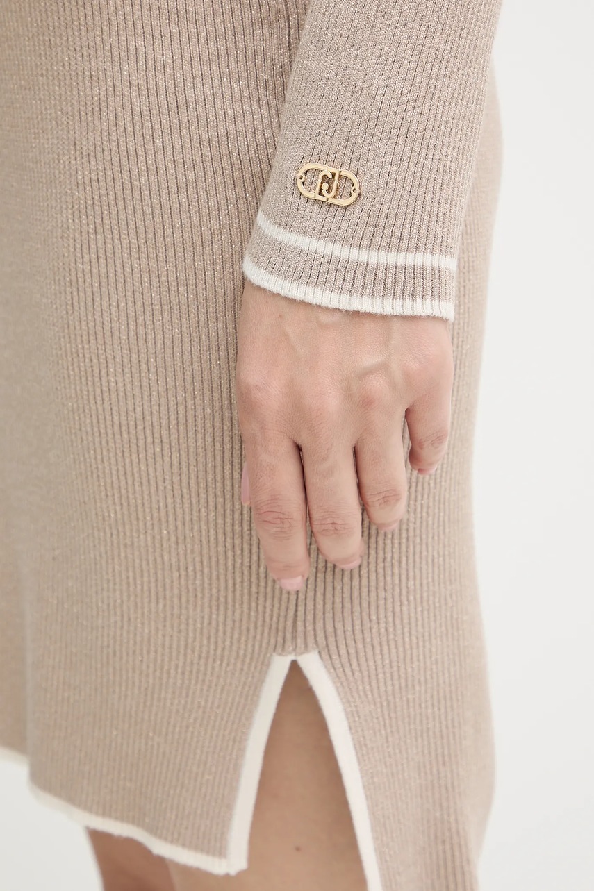 Сукня Liu Jo колір бежевий mini облягаюча TF5028.MS49I