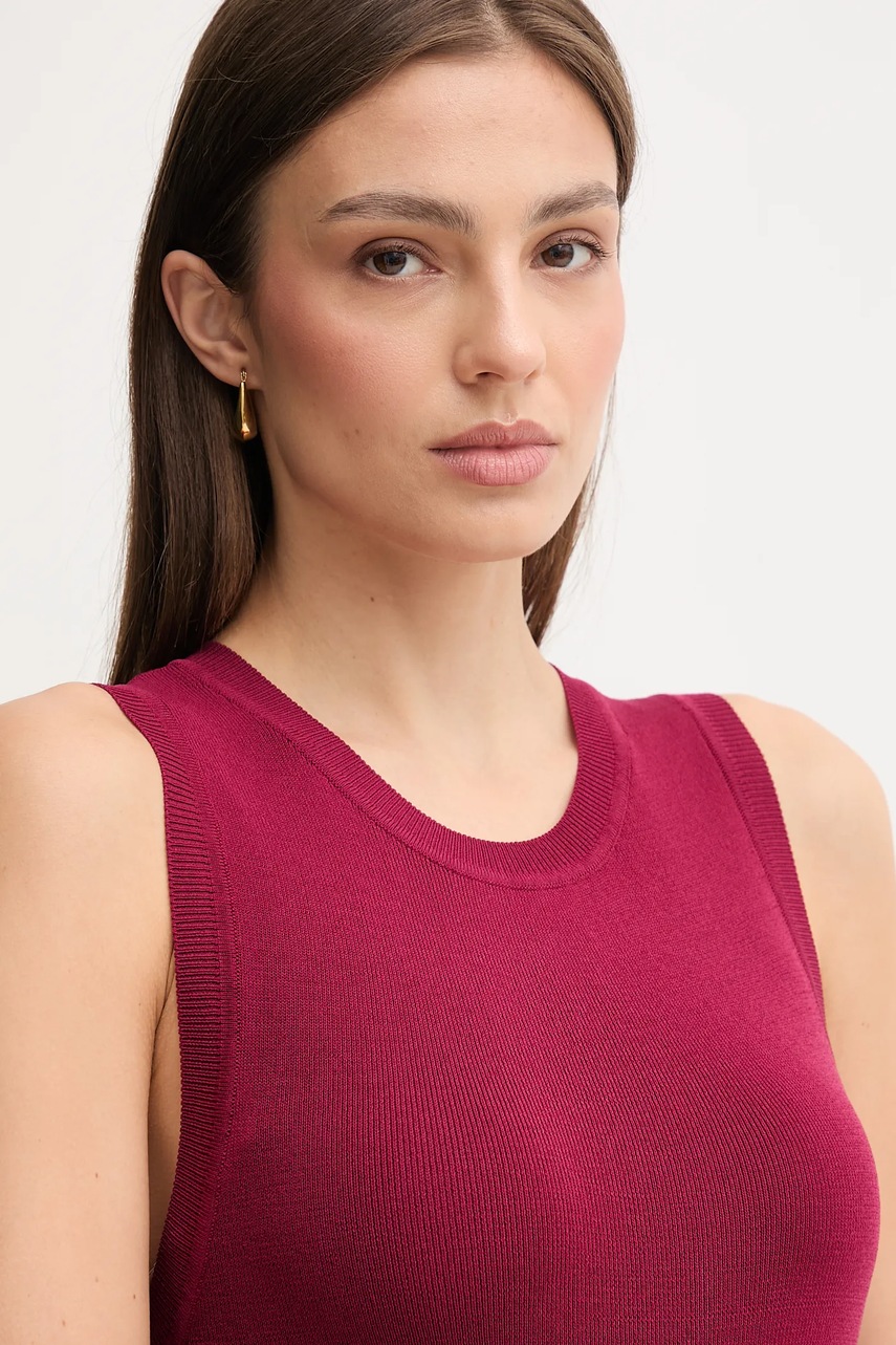Сукня Dkny колір бордовий maxi облягаюча P5EUAX20