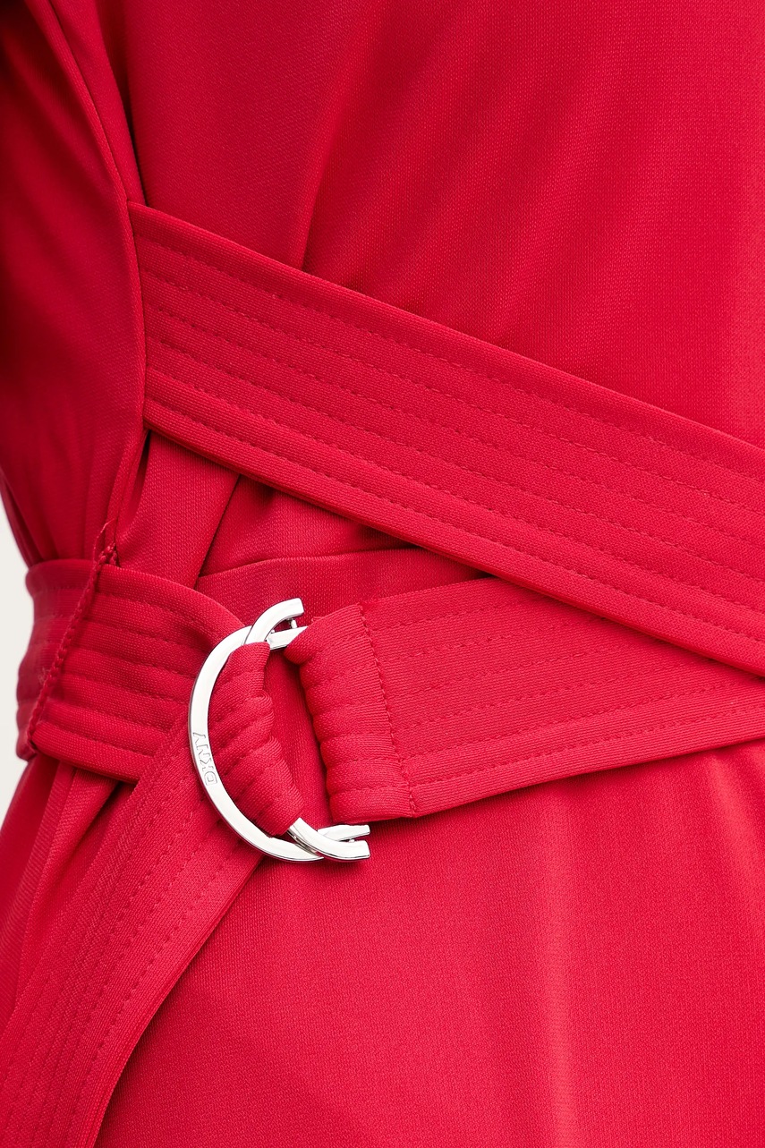 Сукня Dkny колір червоний maxi розкльошена DD5J1M09