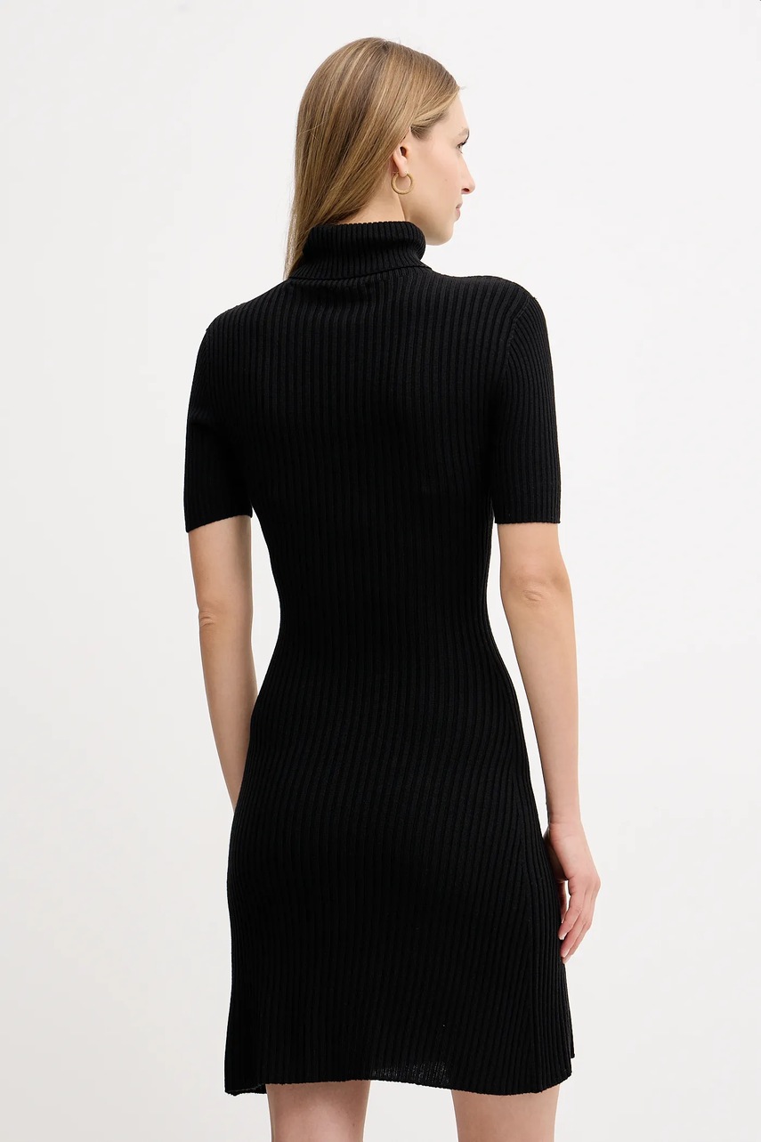 Сукня з додаванням вовни Guess JULIA колір чорний mini облягаюча W5BK78 Z3OW2