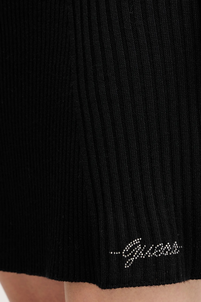 Сукня з додаванням вовни Guess JULIA колір чорний mini облягаюча W5BK78 Z3OW2