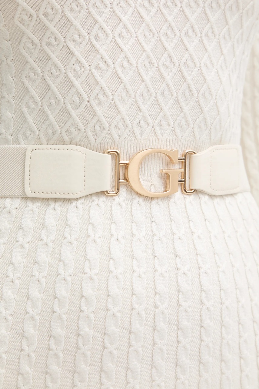 Сукня Guess HANA колір бежевий mini облягаюча W5BK68 Z2YJ2