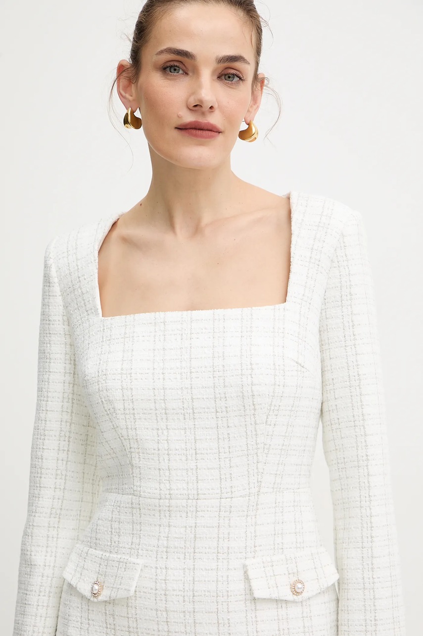 Сукня Guess SANDRA колір білий mini пряма W5BK20 W2382