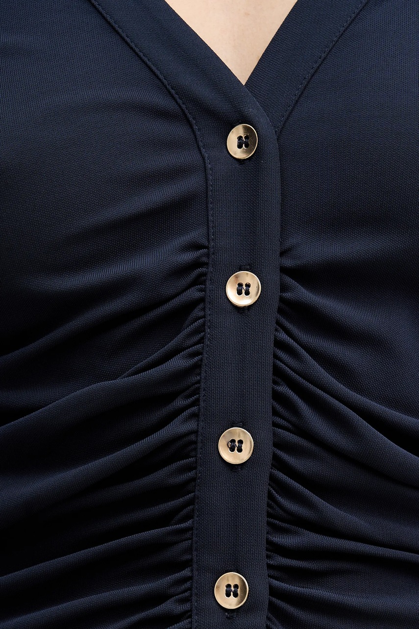 Сукня Sisley колір синій maxi облягаюча 44HXLV07M