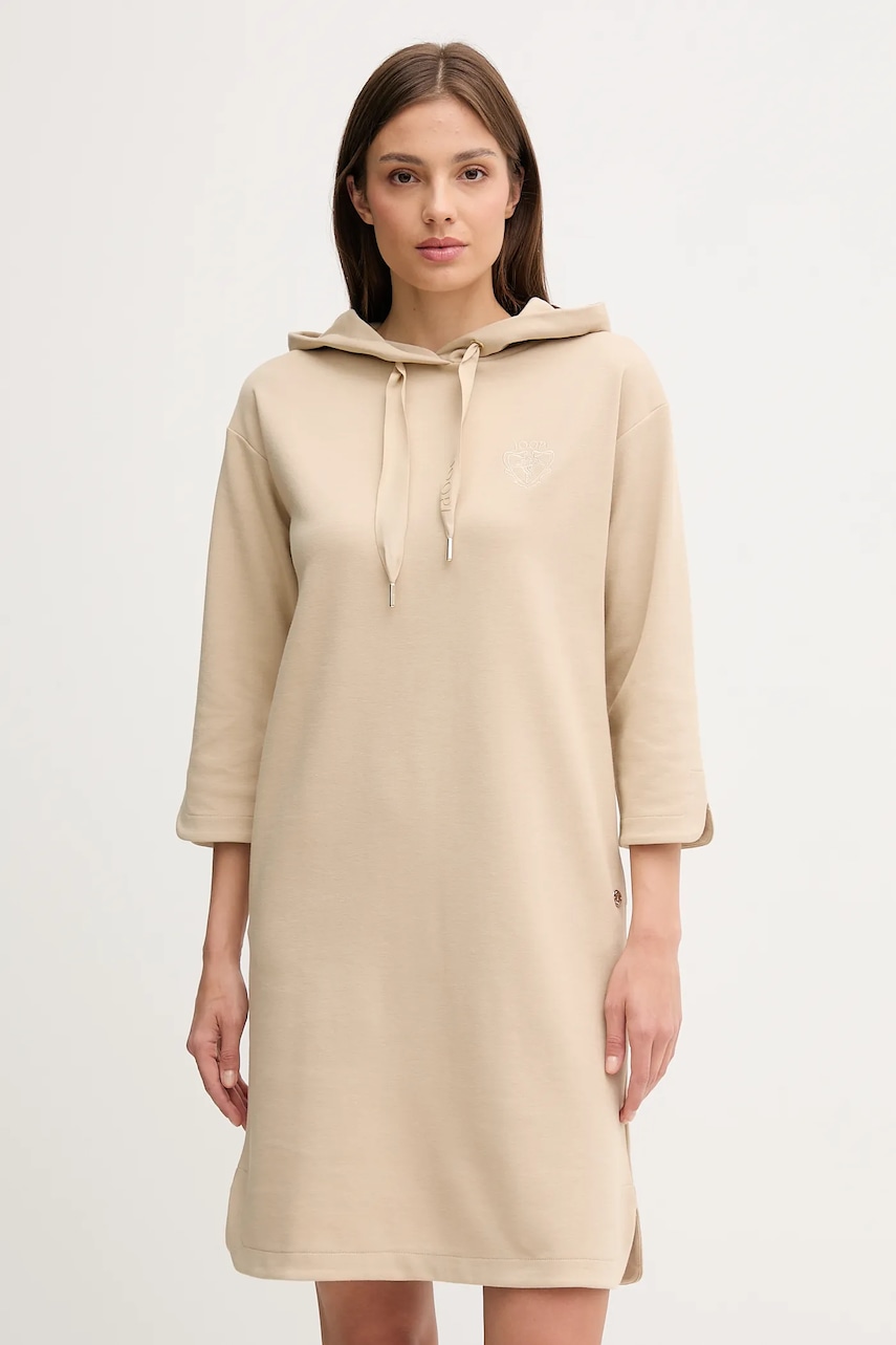 Joop! rochie culoarea bej, mini, drept, 30047772