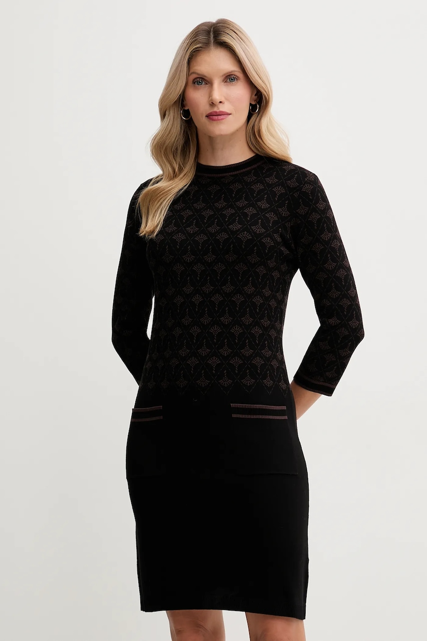 Joop! rochie culoarea negru, mini, evazați, 30048386