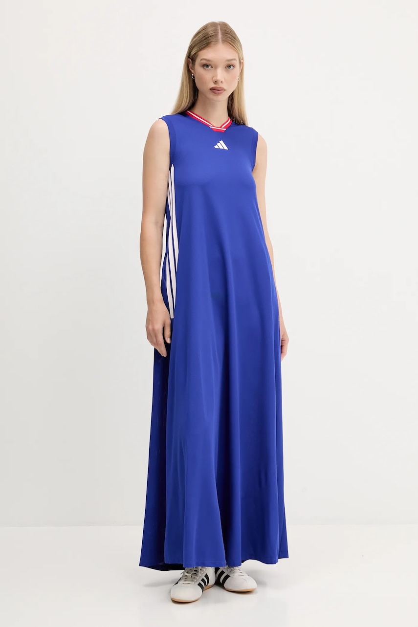 adidas rochie House of Tiro maxi, evazați, JW6819