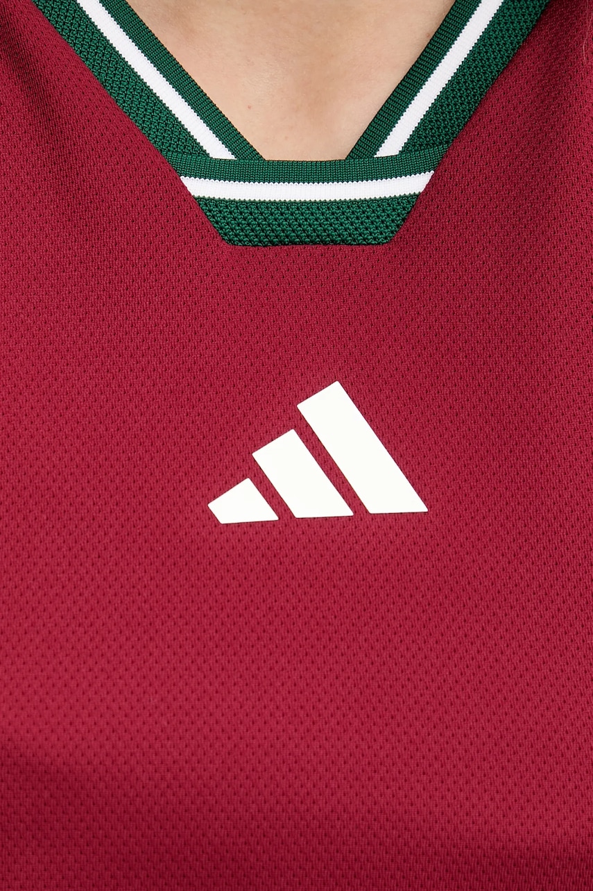 Сукня adidas House of Tiro колір бордовий maxi пряма JX5160