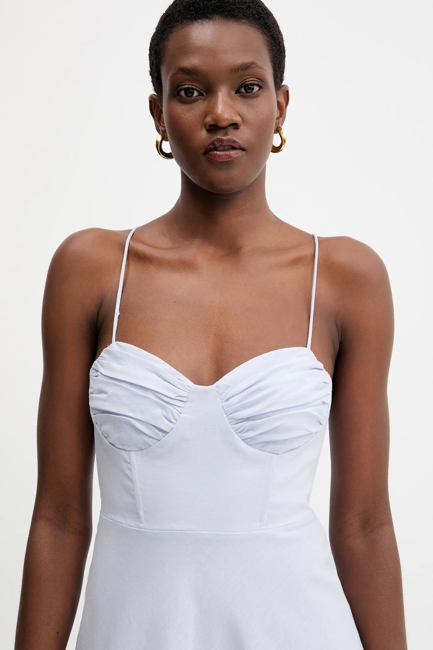 Льняна сукня Bardot