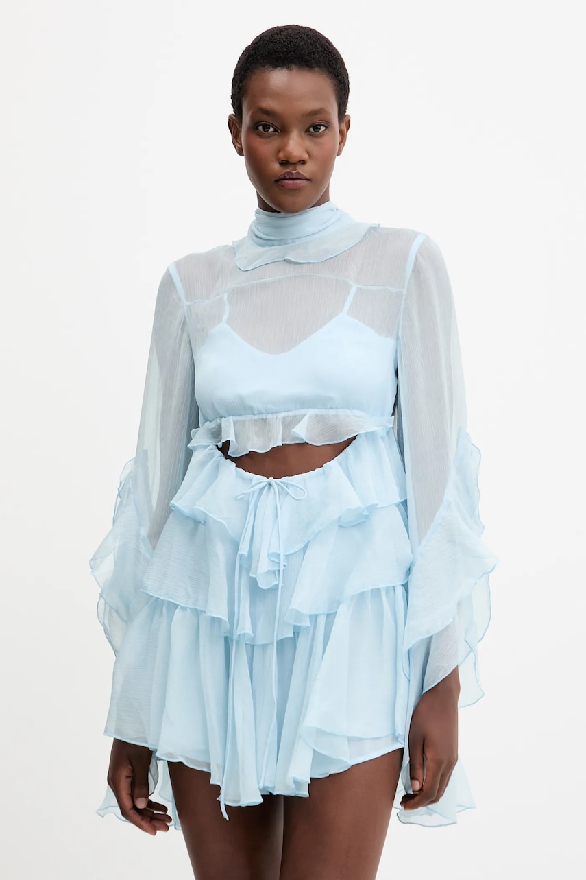 Bardot rochie mini, evazati, 59973DB