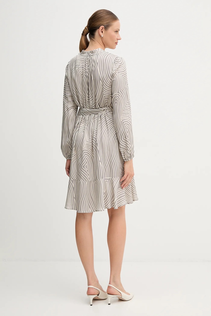 Сукня з віскози Marc Aurel колір сірий mini oversize 6577-1000-24812
