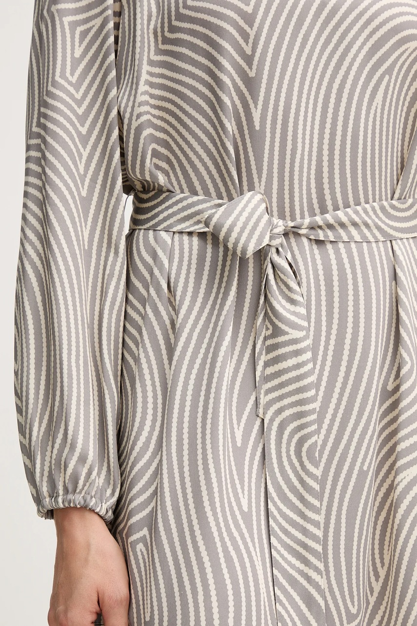 Сукня з віскози Marc Aurel колір сірий mini oversize 6577-1000-24812