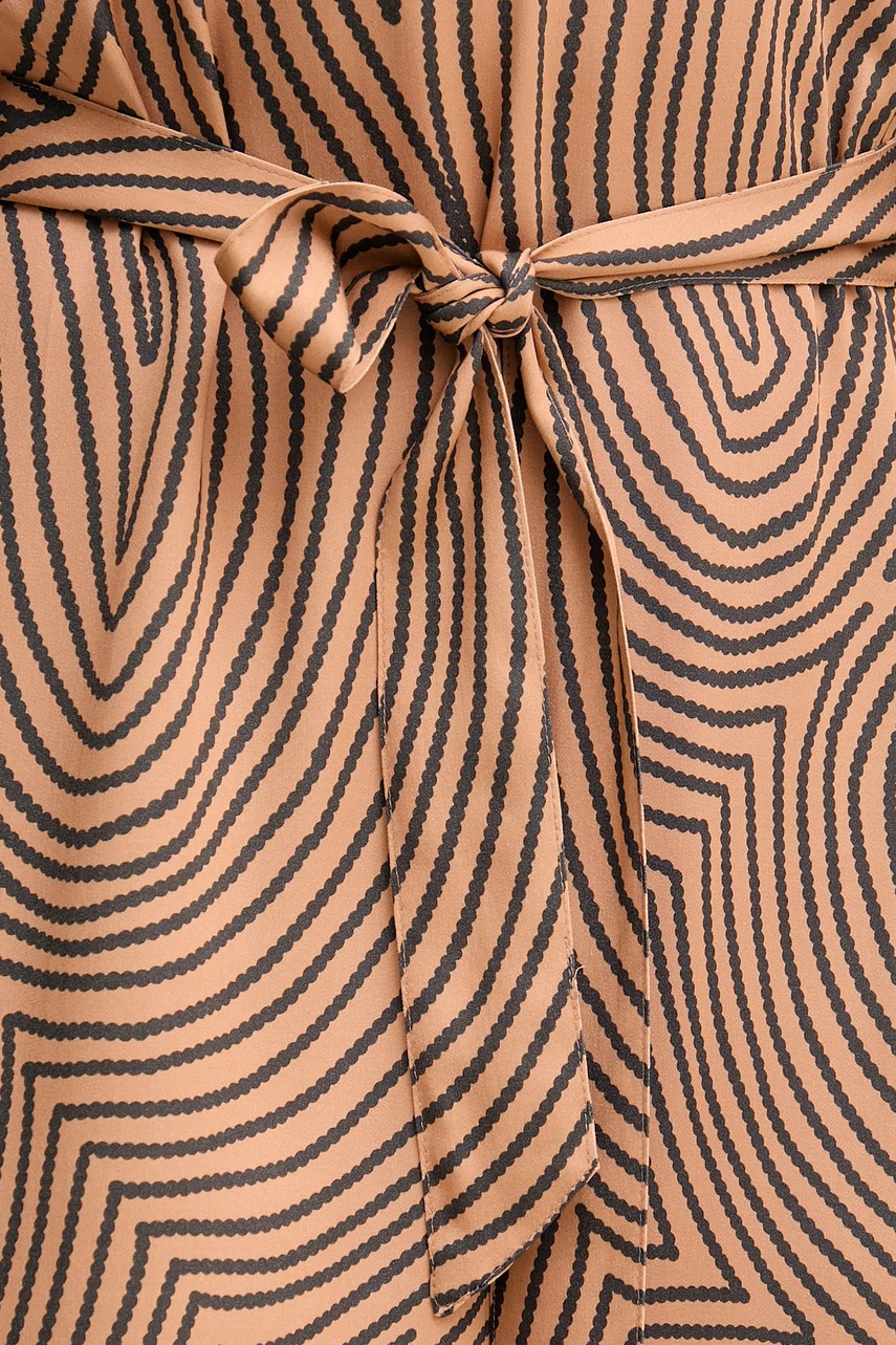 Сукня з віскози Marc Aurel колір коричневий mini oversize 6577-1000-24812