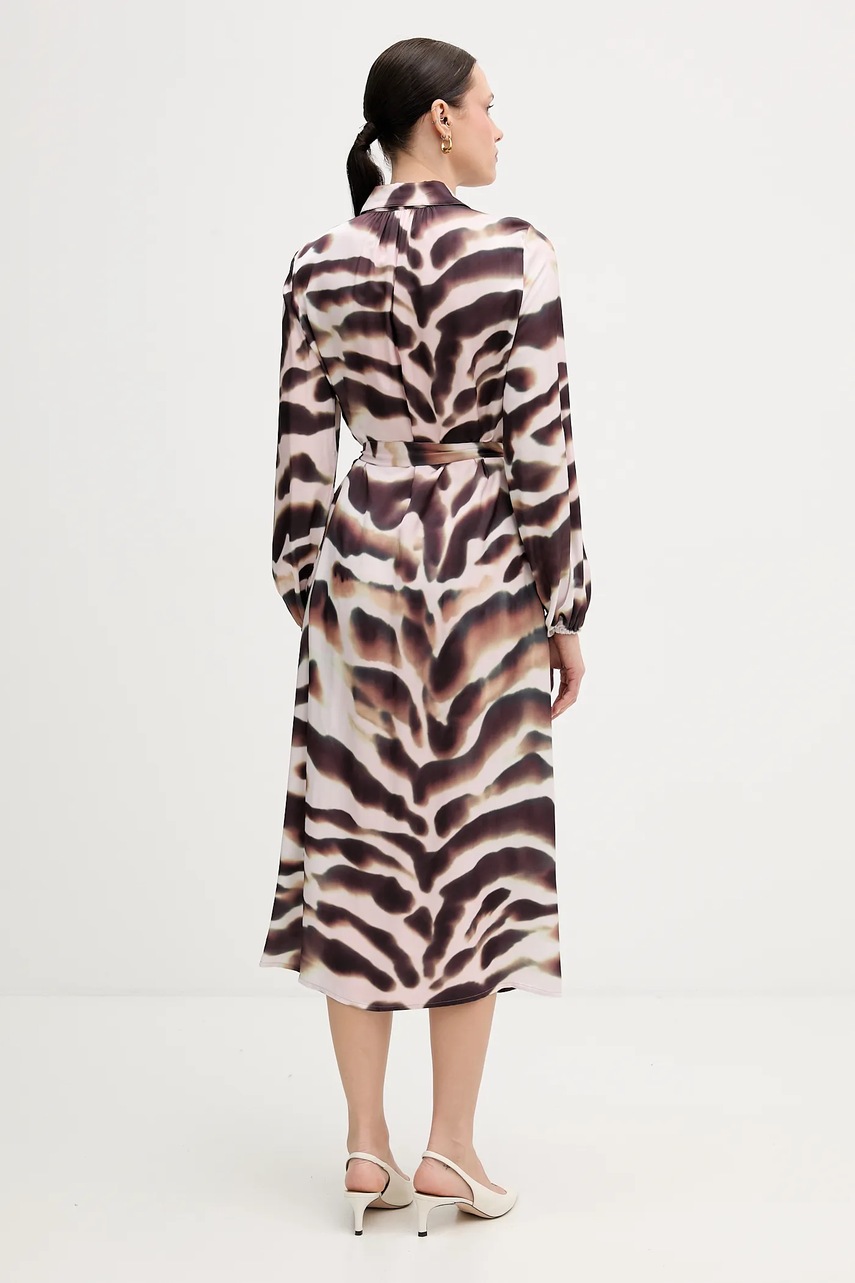 Сукня Marc Aurel колір рожевий midi пряма 6576-1000-24817