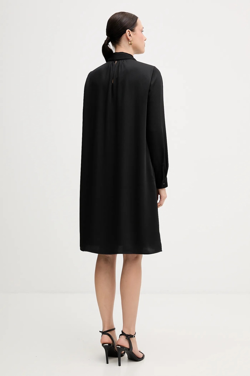 Сукня Marc Aurel колір чорний mini пряма 6584-2010-93474