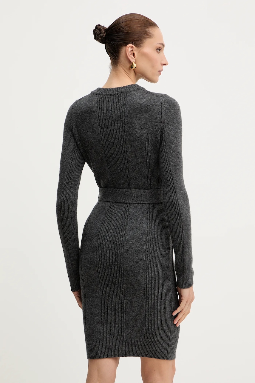 Сукня з додаванням кашеміру Marciano Guess AFRAH колір сірий 5BGK43 5893Z