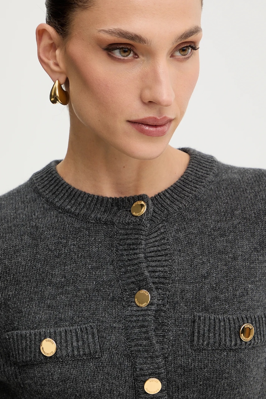 Сукня з додаванням кашеміру Marciano Guess AFRAH колір сірий 5BGK43 5893Z