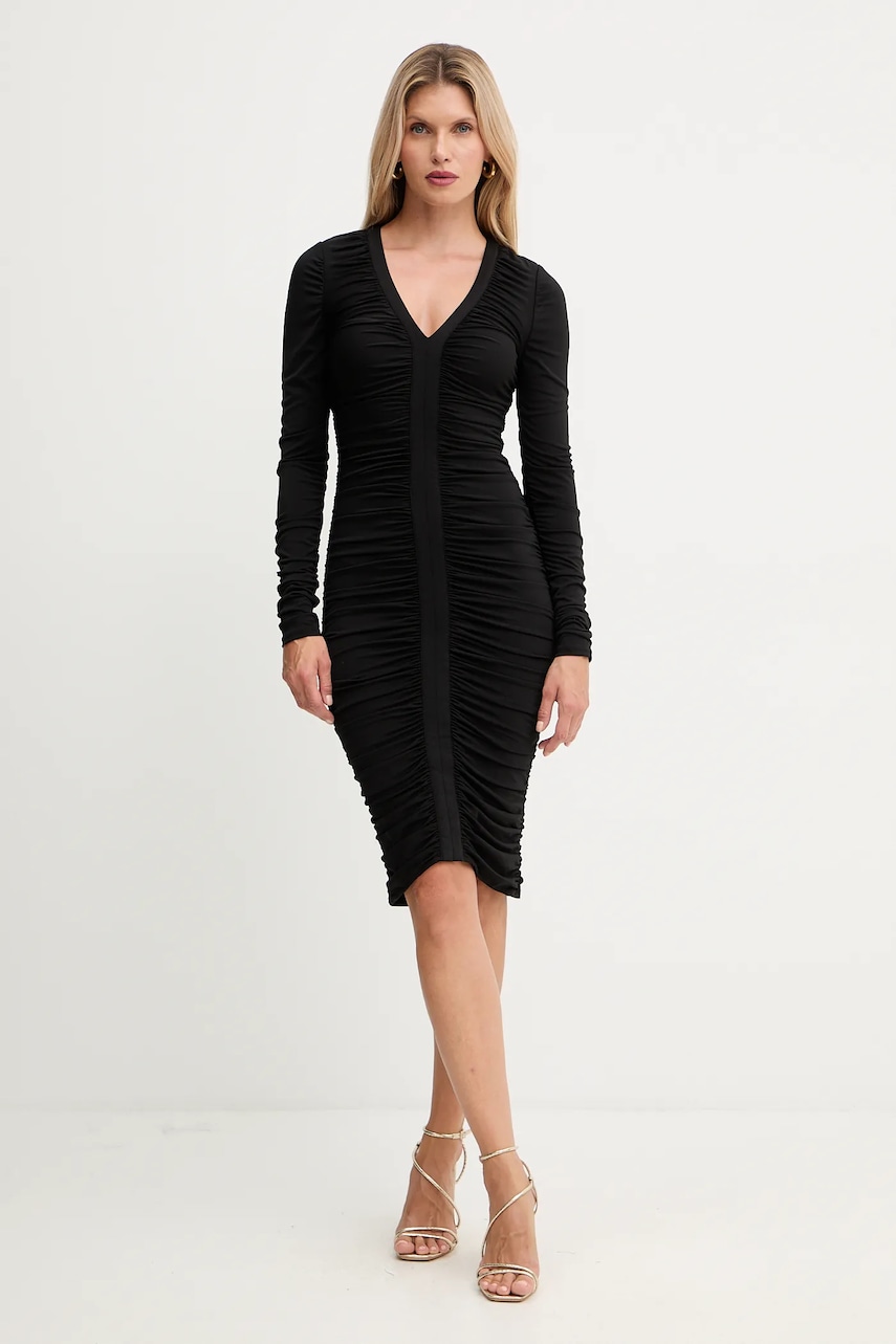 Сукня Marciano Guess AMELIA колір чорний maxi облягаюча 5BGK25 6257A
