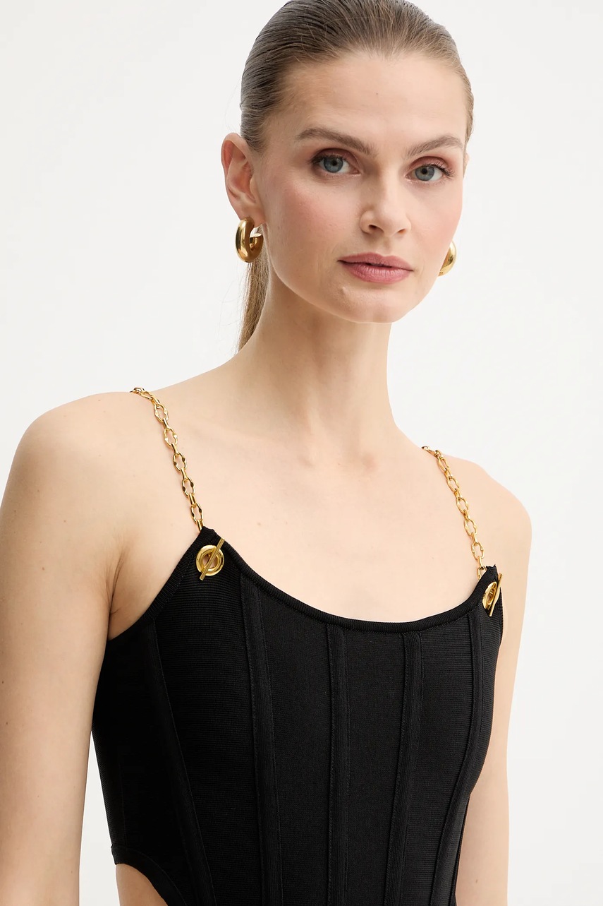 Сукня Marciano Guess AISHA колір чорний maxi облягаюча 5BGK10 5036Z