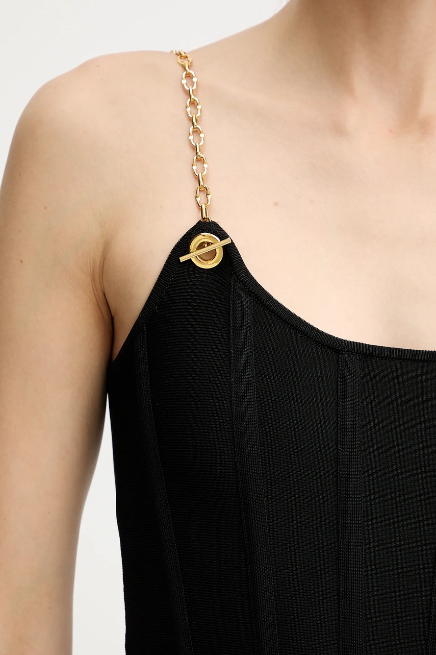 Сукня Marciano Guess AISHA колір чорний mini облягаюча 5BGK09 5036Z