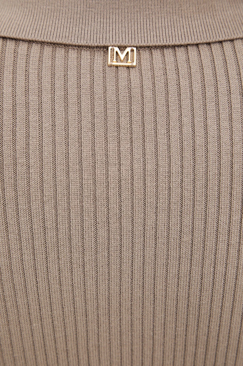Сукня Marciano Guess AGATHE колір бежевий maxi розкльошена 5BGK07 5891Z