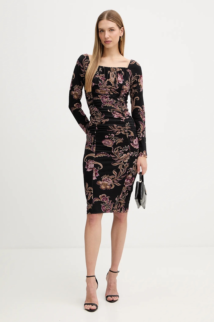 Сукня Marciano Guess HOLLY колір чорний midi облягаюча 5BGK15 6350A