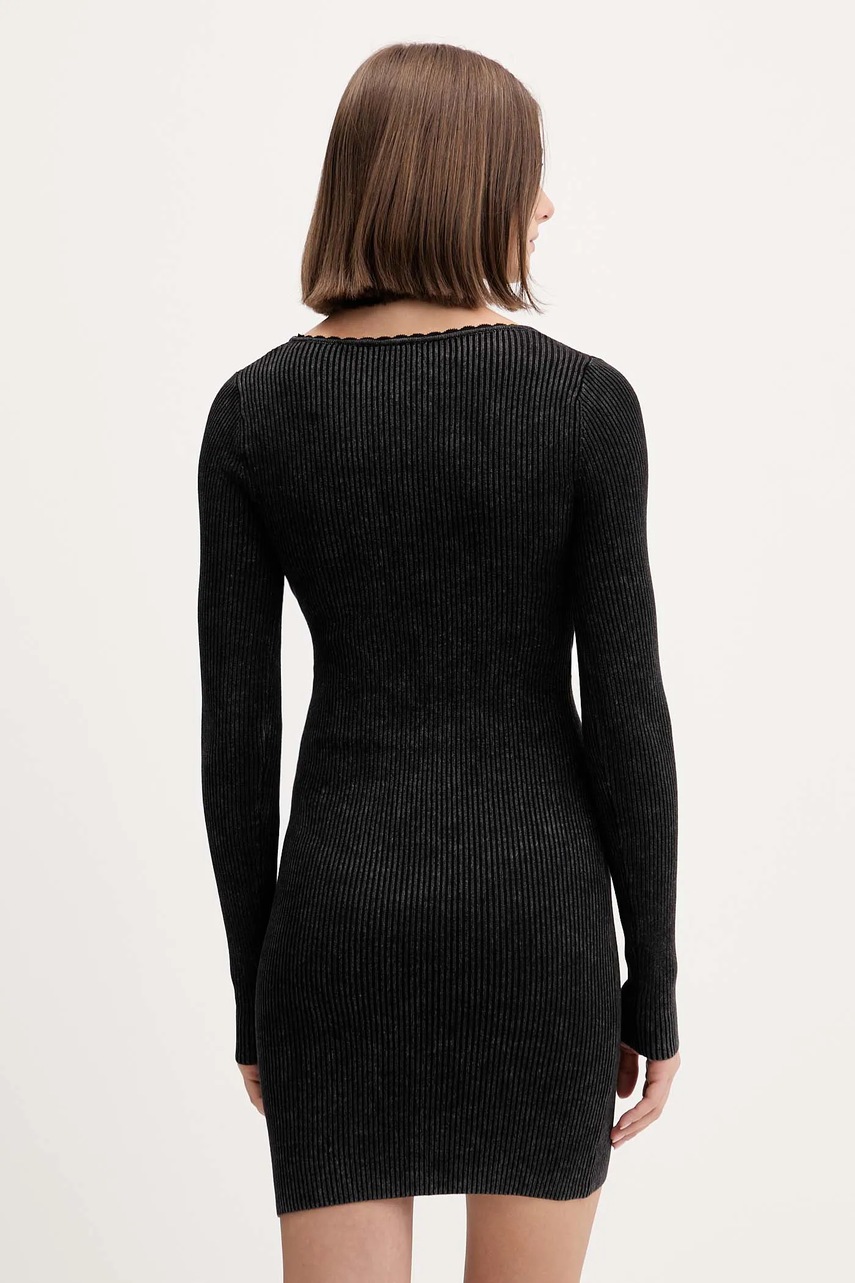 Сукня Guess Originals колір чорний mini облягаюча W5BK69 Z2YJ2