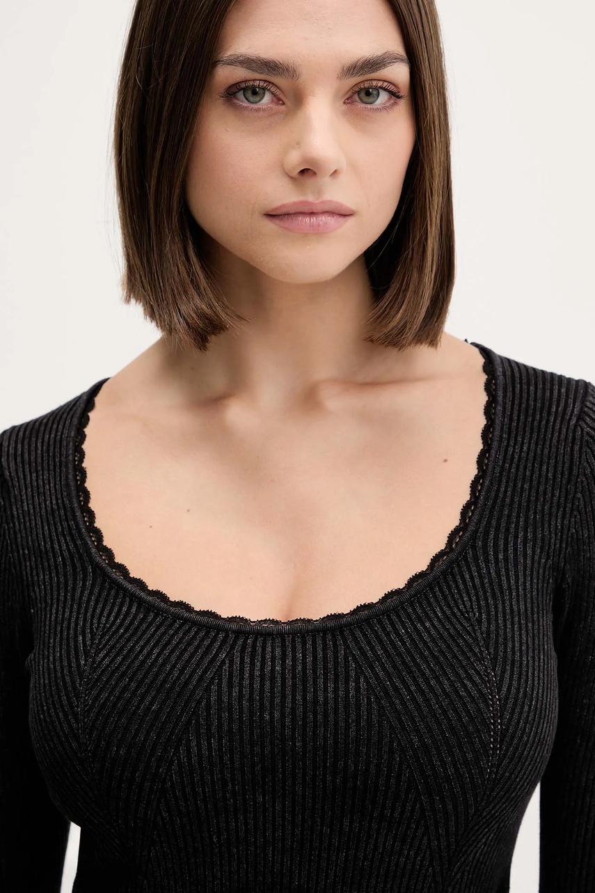 Сукня Guess Originals колір чорний mini облягаюча W5BK69 Z2YJ2