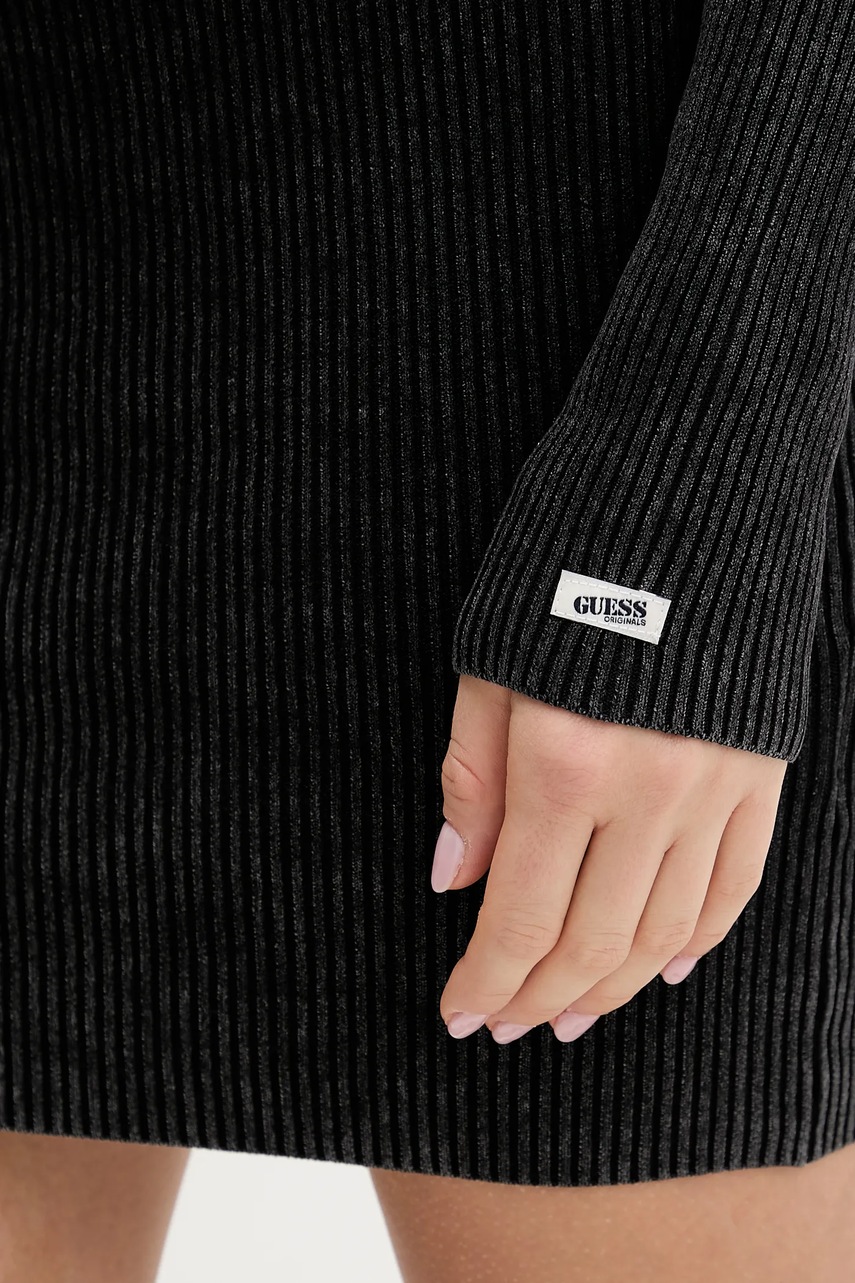 Сукня Guess Originals колір чорний mini облягаюча W5BK69 Z2YJ2