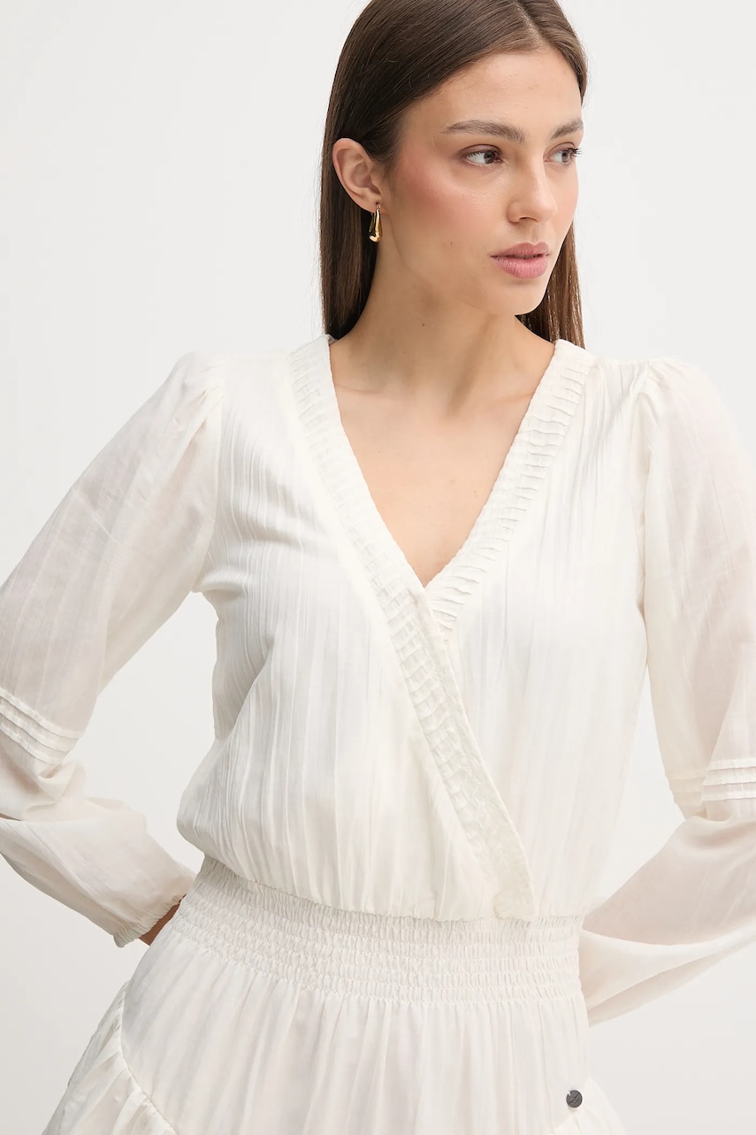 Сукня Pepe Jeans колір бежевий mini розкльошена PL9537702