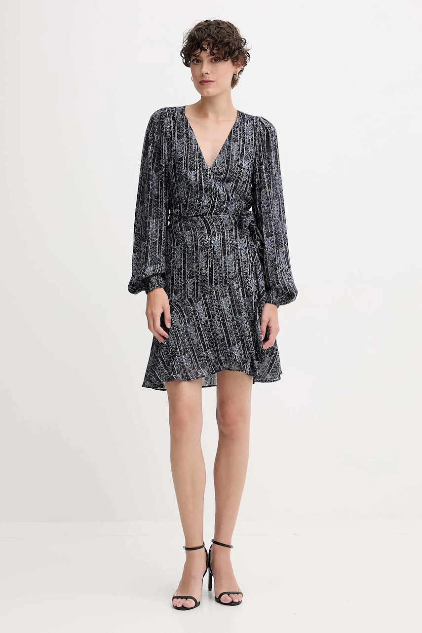 Платье Pepe Jeans цвет синий mini расклешённое PL9537721 Платье Pepe Jeans цвет синий mini расклешённое PL9537721