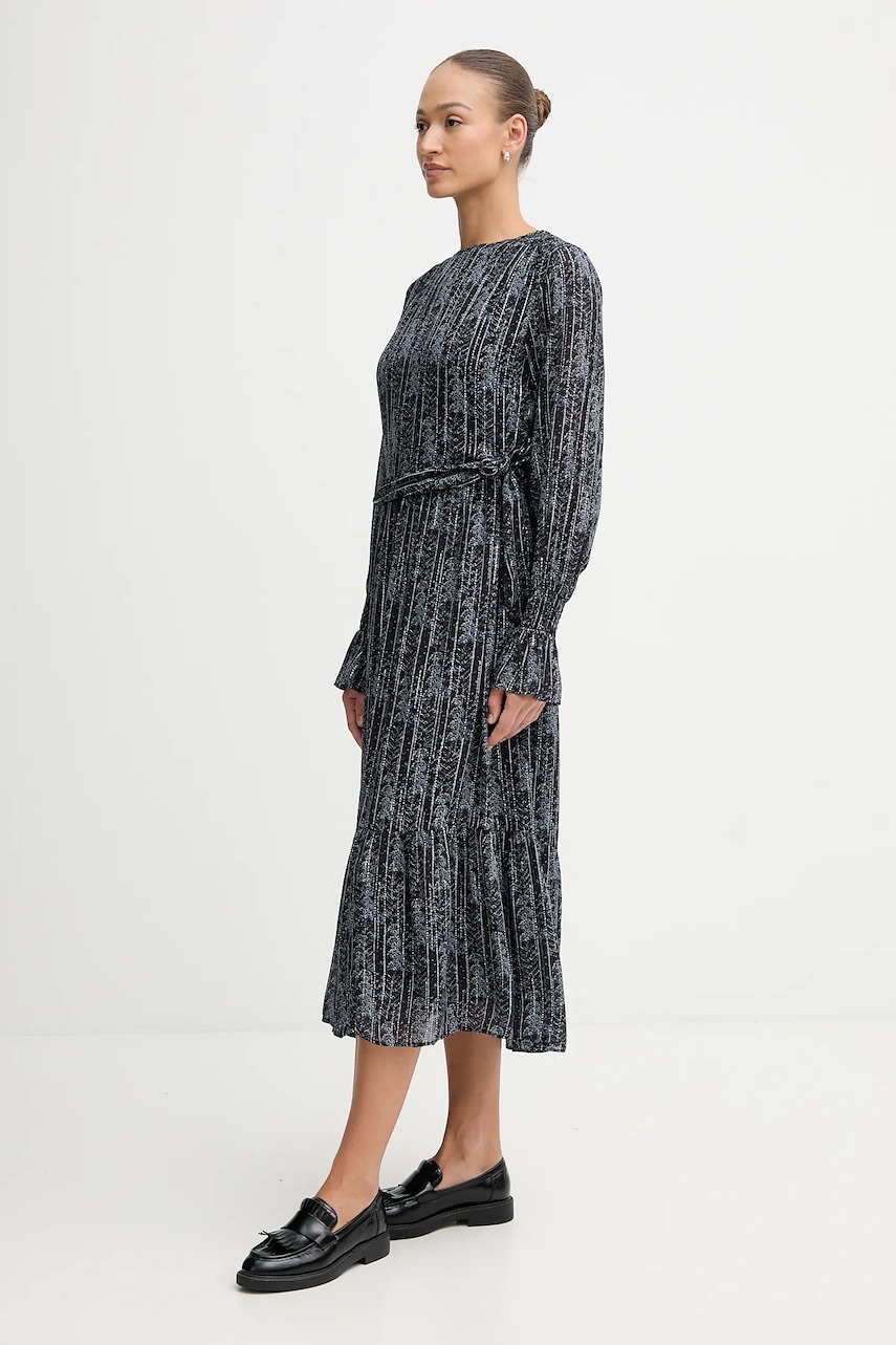 Платье Pepe Jeans цвет синий maxi расклешённое PL9537722 Платье Pepe Jeans цвет синий maxi расклешённое PL9537722